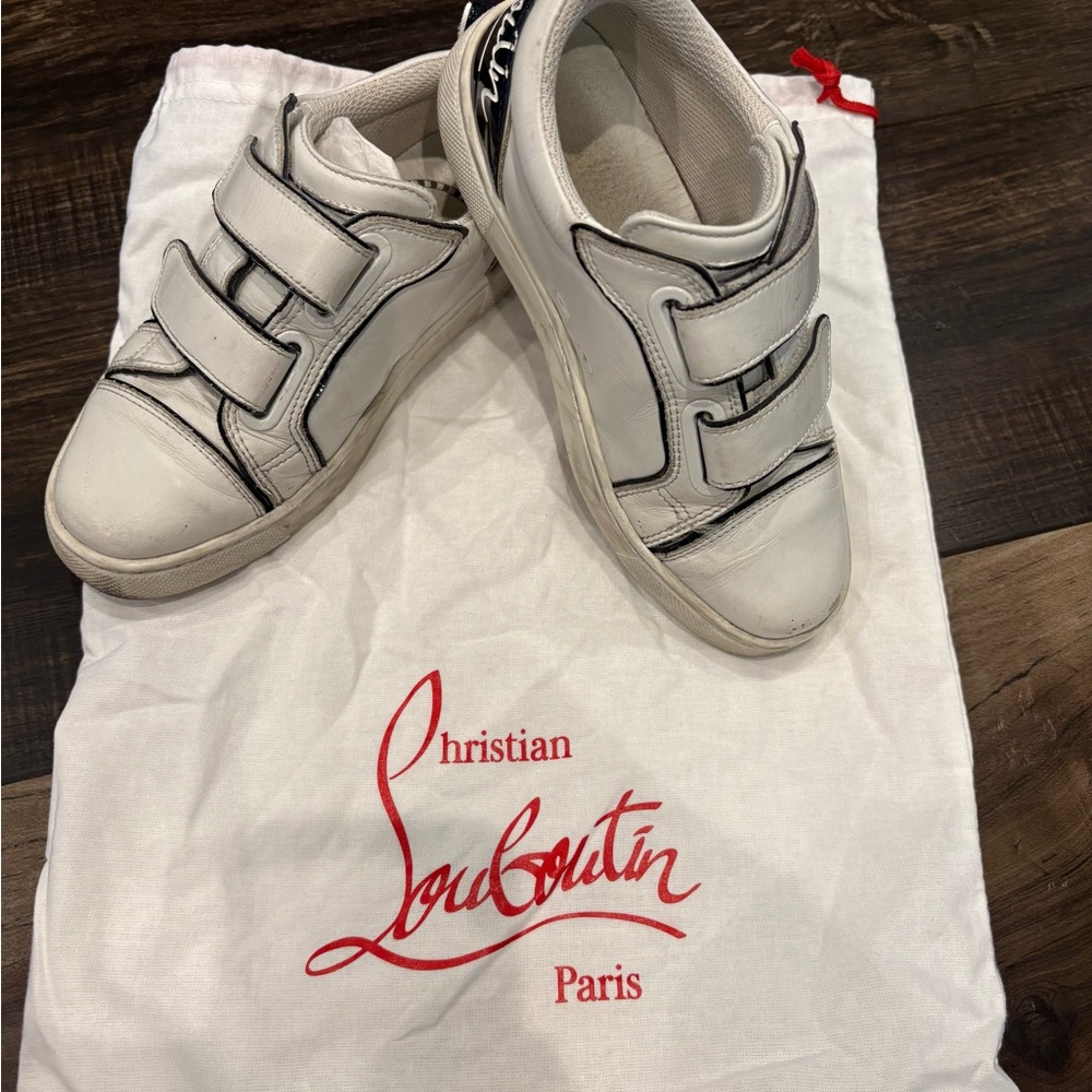 Christian Louboutin AUTHENTIC Logo heel Sneakers for boys! - Picture 2 of 9